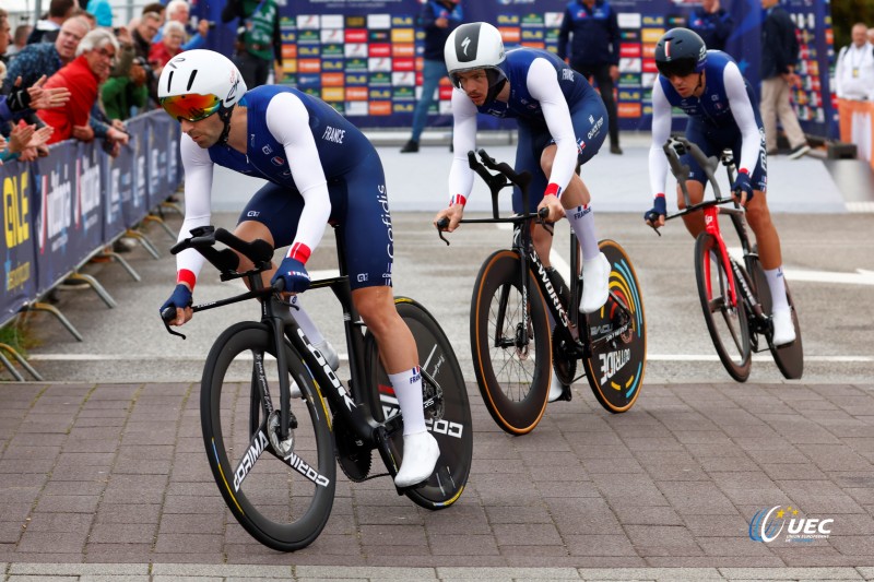 2023 UEC Road European Championships - Drenthe - Junior Mixed Team Relay - Emmen - Emmen 38, km - 21/09/2023 - France - photo Luca Bettini/SprintCyclingAgency?2023